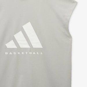 Adidas | BASKETBALL SLEEVELESS TEE  { METAL GREY