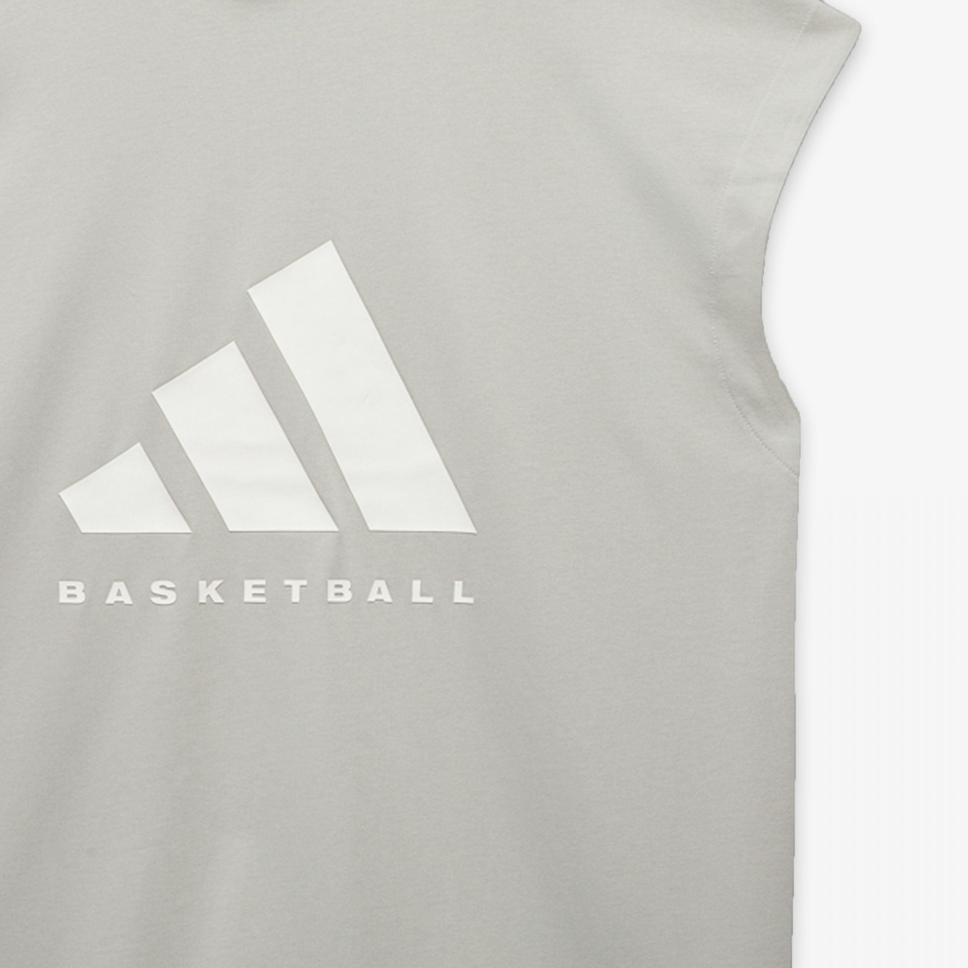 Adidas | BASKETBALL SLEEVELESS TEE  { METAL GREY