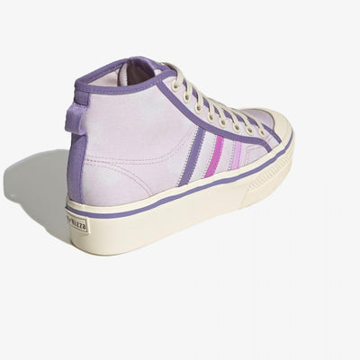 Adidas Originals | NIZZA PLATFORM MID  { ALMOST PINK / PULSE LILAC