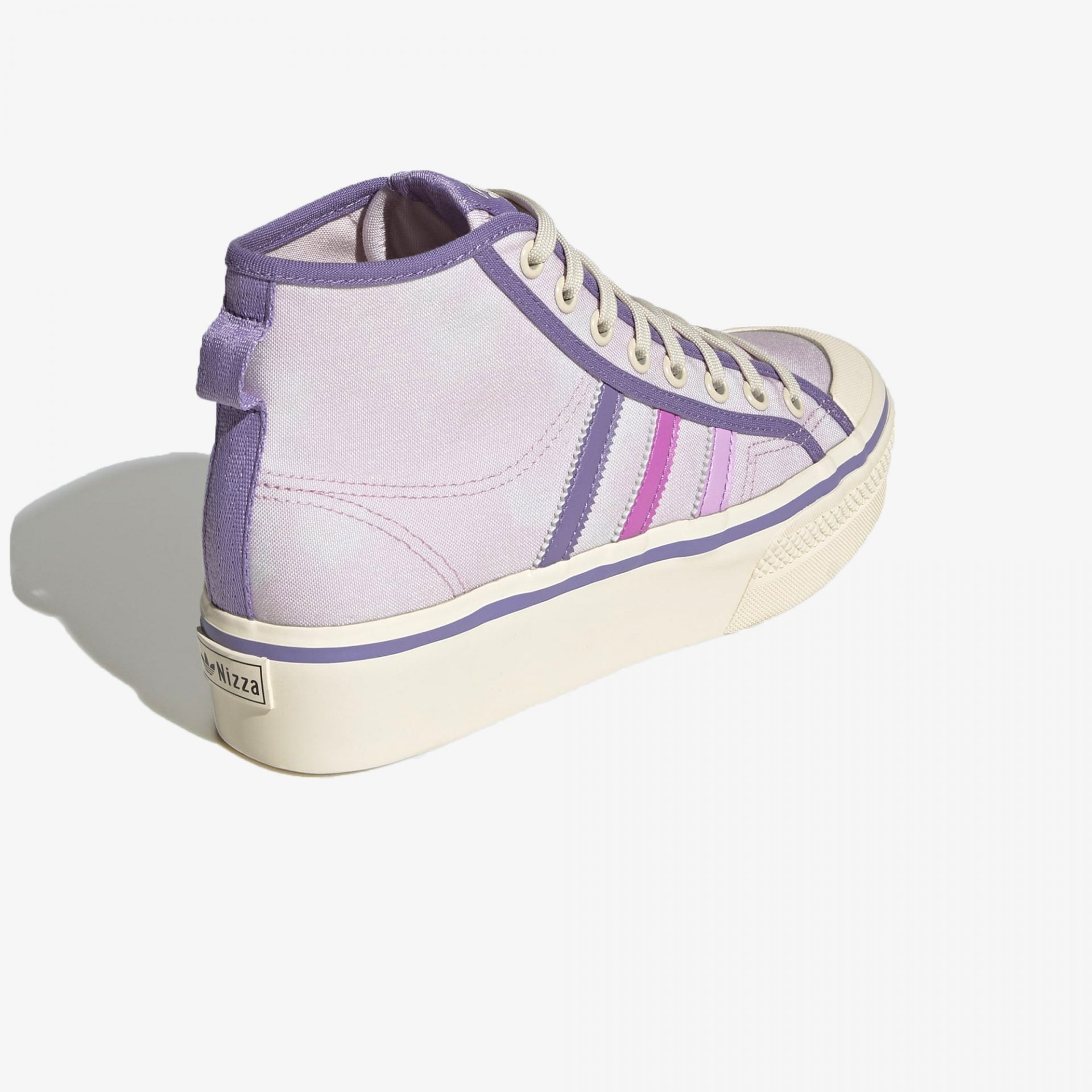 Adidas Originals | NIZZA PLATFORM MID  { ALMOST PINK / PULSE LILAC