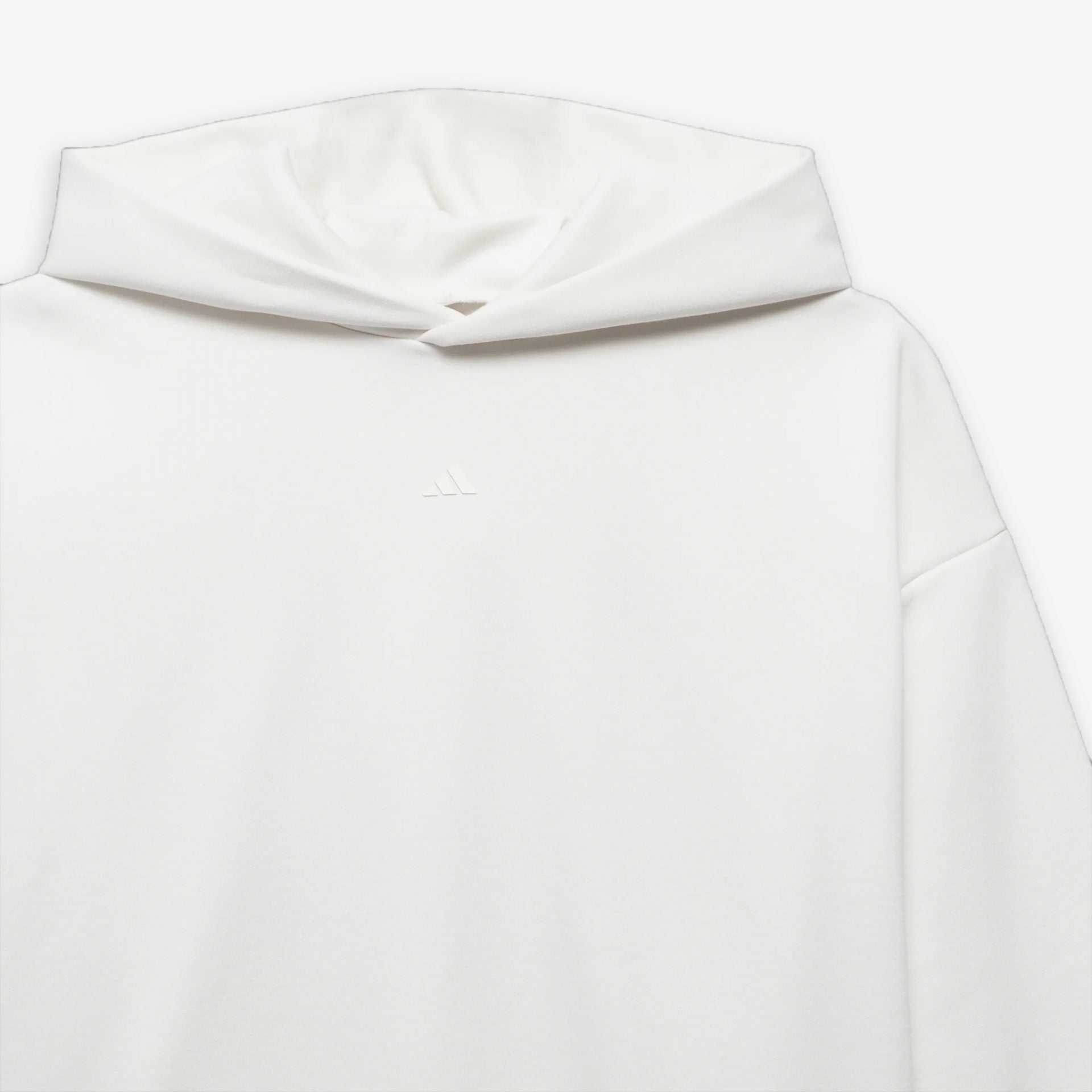 Adidas | BASKETBALL HOODIE  { CLOUD WHITE