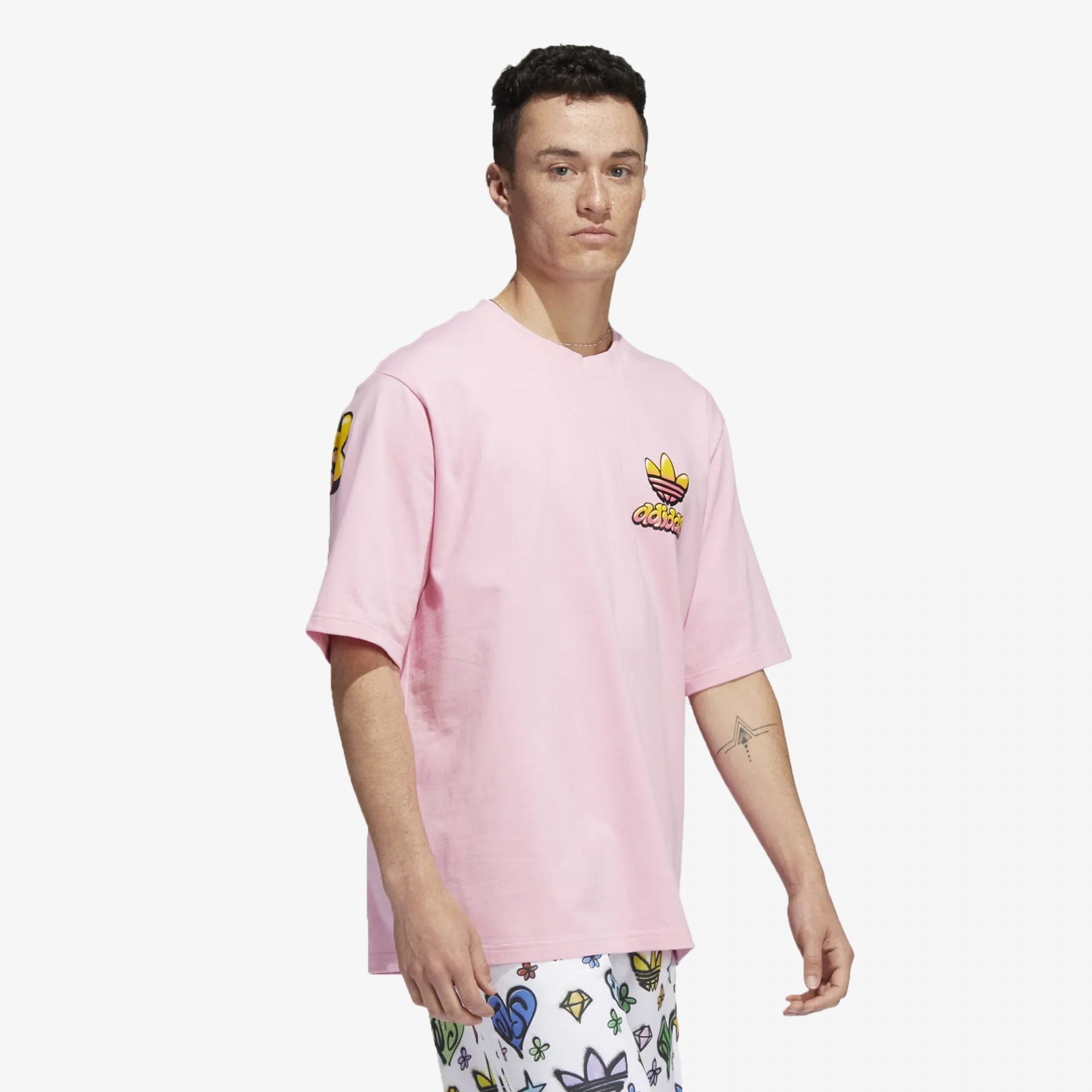 Adidas Originals | JEREMY SCOTT TEE (GENDER NEUTRAL)  { LIGHT PINK