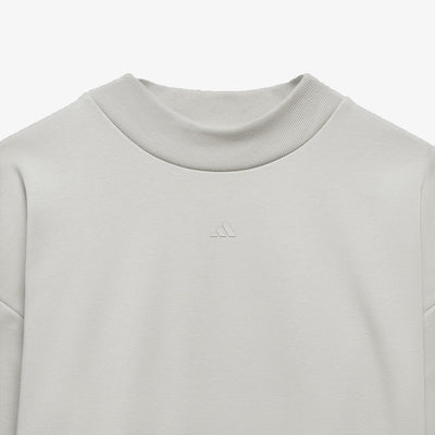 Adidas | BASKETBALL CREW SWEATSHIRT  { METAL GREY