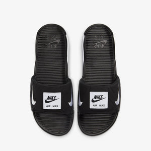Nike | AIR MAX 90 SLIDES  { BLACK/WHITE