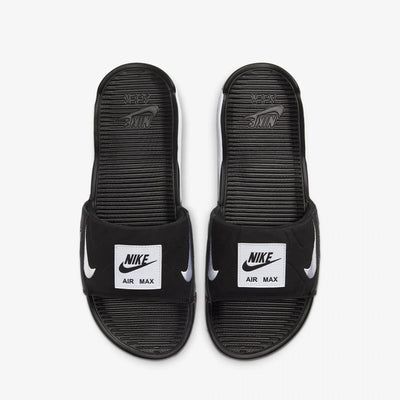 Nike | AIR MAX 90 SLIDES  { BLACK/WHITE