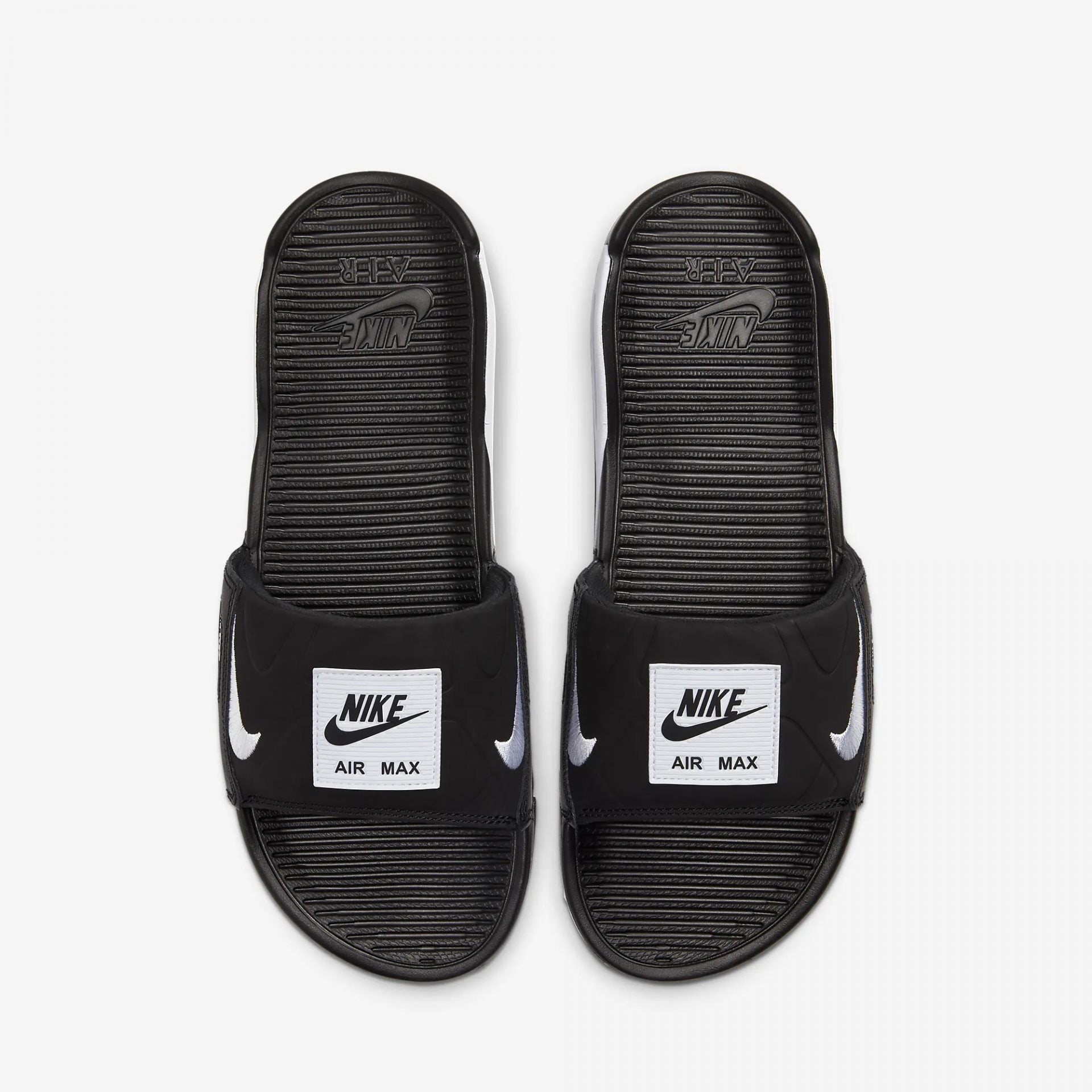 Nike | AIR MAX 90 SLIDES  { BLACK/WHITE