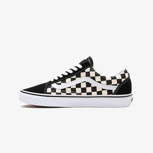 Vans | PRIMARY CHECK OLD SKOOL  { BLACK/WHITE