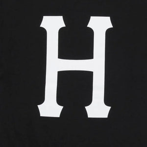 HUF | ESSENTIALS CLASSIC H TEE  { BLACK