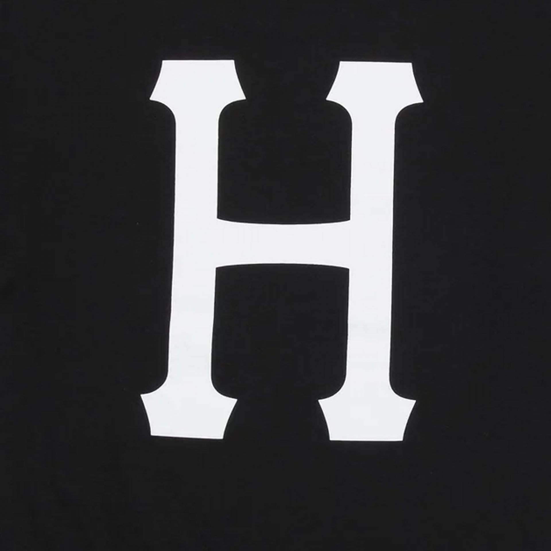 HUF | ESSENTIALS CLASSIC H TEE  { BLACK