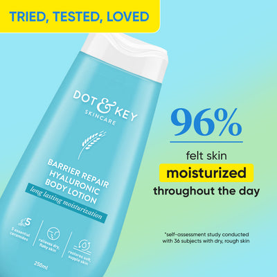 Barrier Repair Hyaluronic Body Lotion for Hydrating Skin