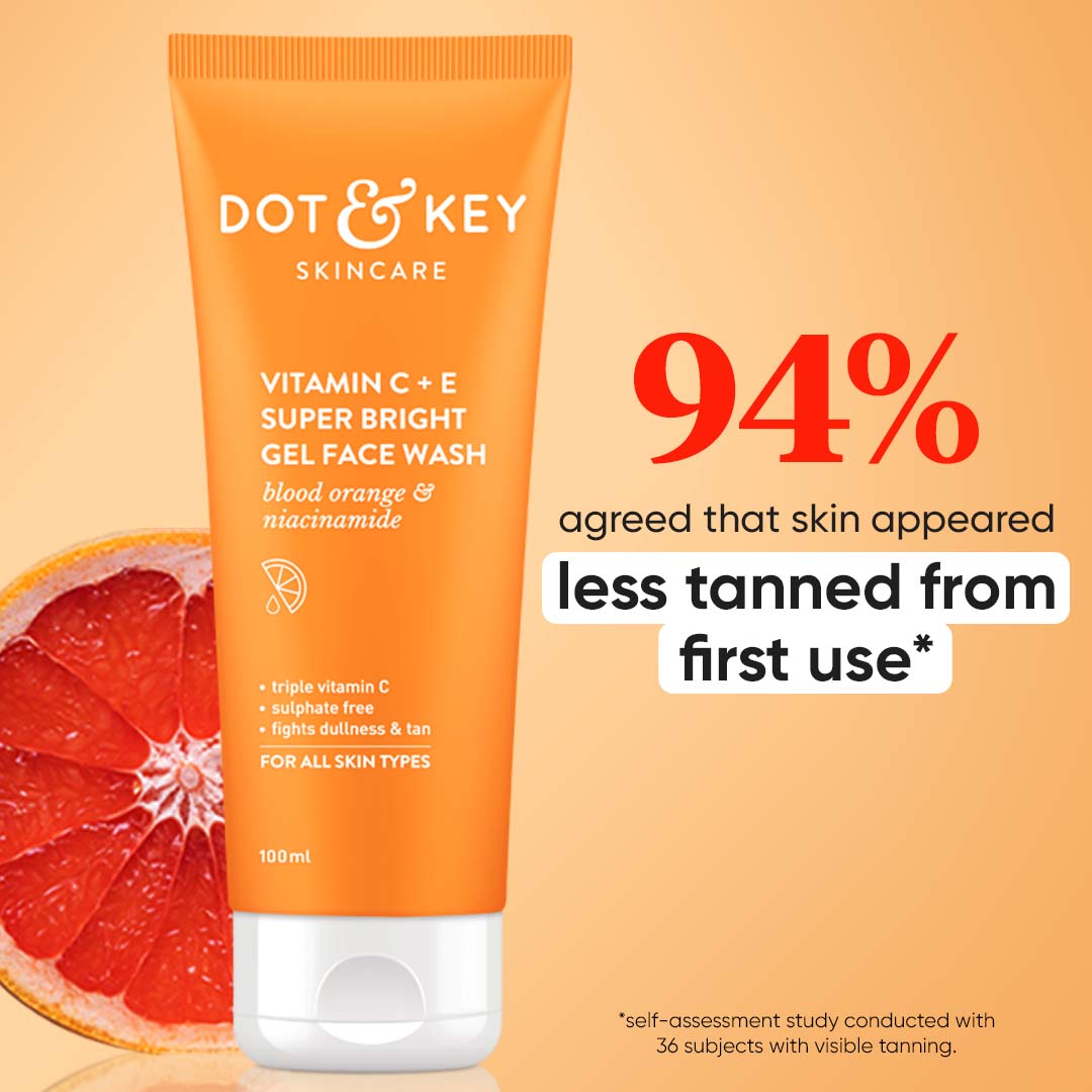 Vitamin C + E Gel Face Wash for Glowing Skin