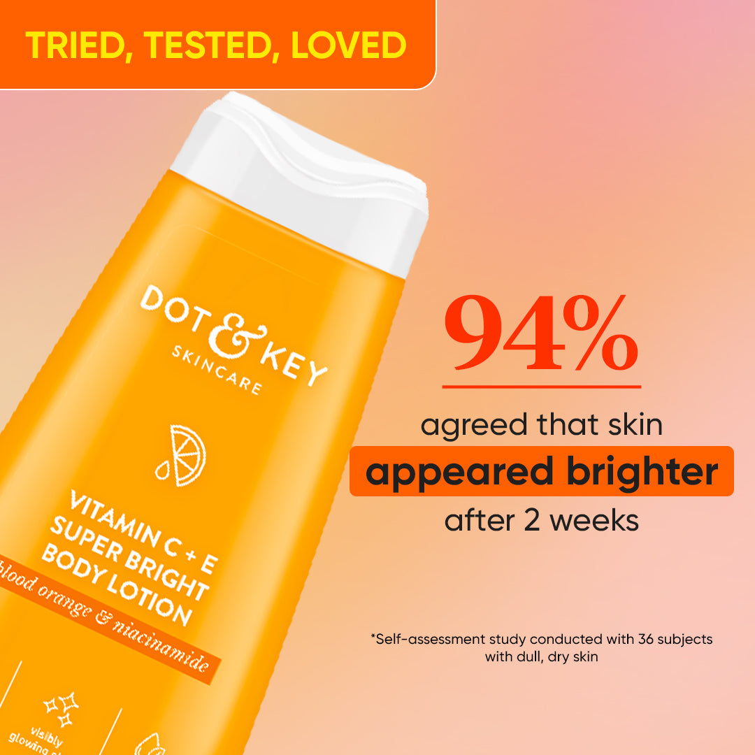 Vitamin C + E Body Lotion for Glowing Skin