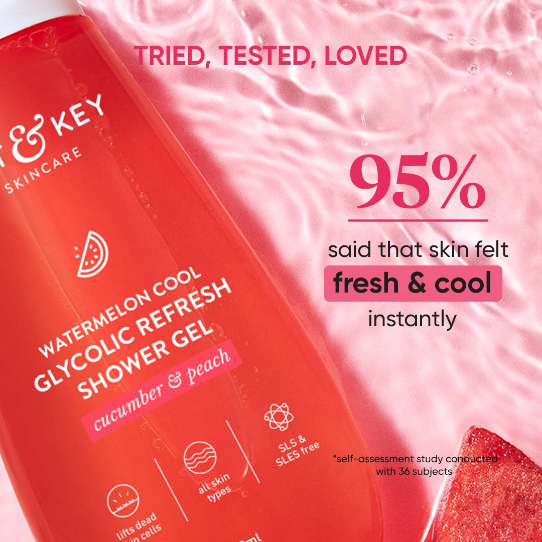 Watermelon + Glycolic Cooling Shower Gel