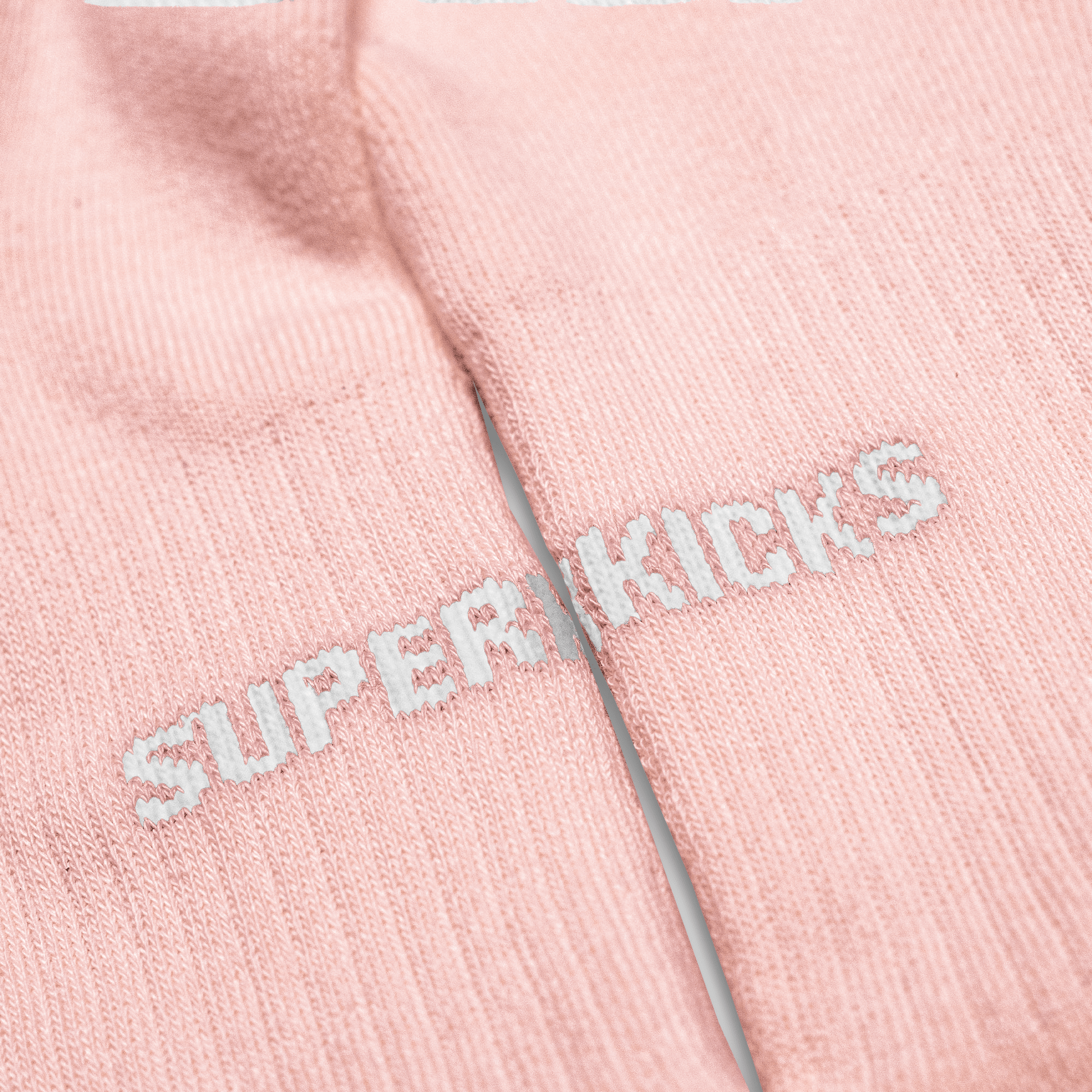 Superkicks | CREW SOCKS  { PINK