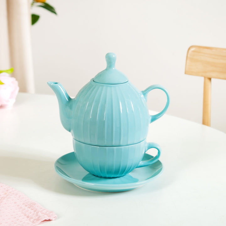 3 Piece Ambrosia Tea Set For 1