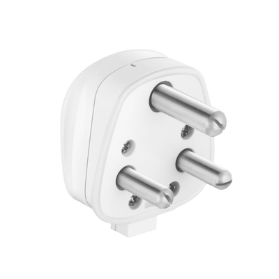 3 Pin Electric Plug Top (16A, White, 240V)