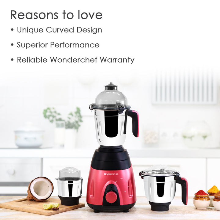 Wonderchef Renewed Vietri Mixer Grinder | 750W