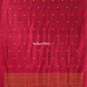 Odisha Ikat Floral Design Contemporary Silk Saree