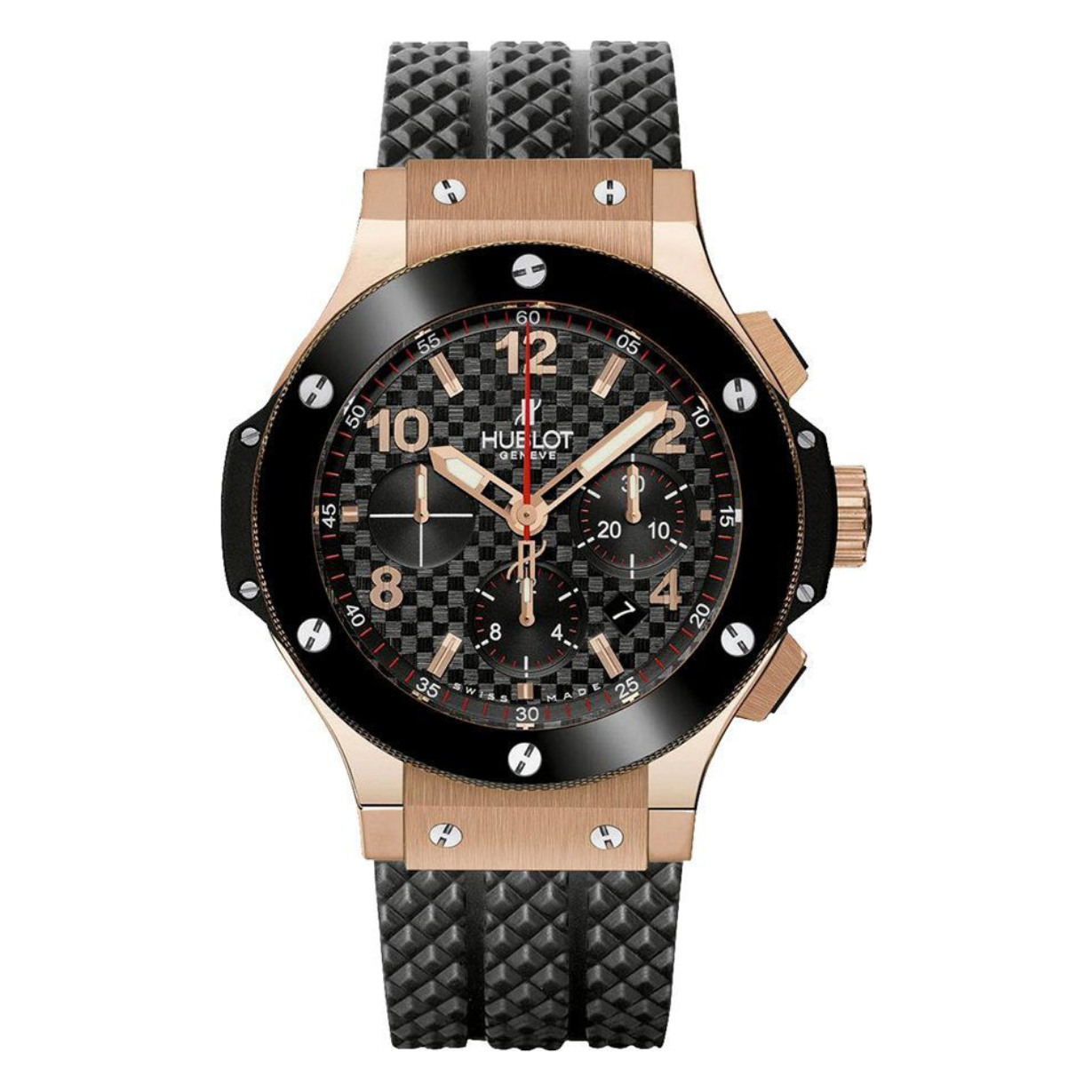 Hublot Big Bang Original Gold Ceramic Black Dial 44 mm