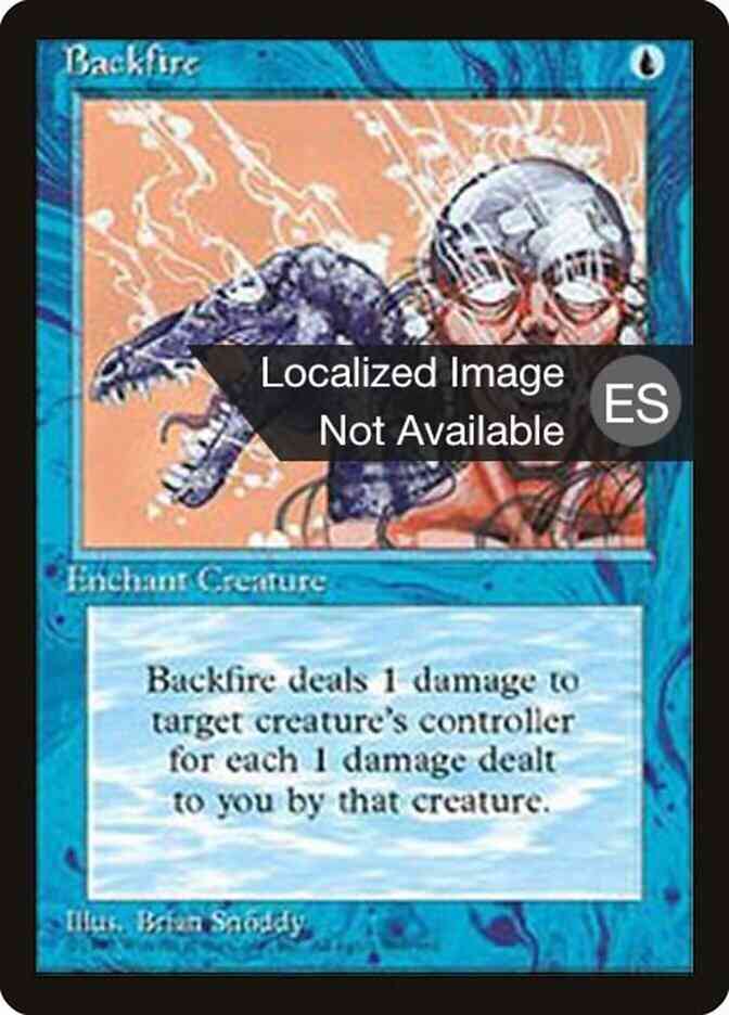 Backfire - Japanese [62] [Fourth Edition Black Border: Japanese] [Non-Foil]