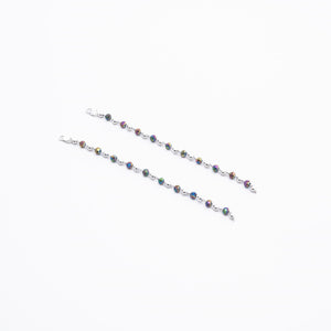 Original Multicolor Silver Beads Nazariya for Kids