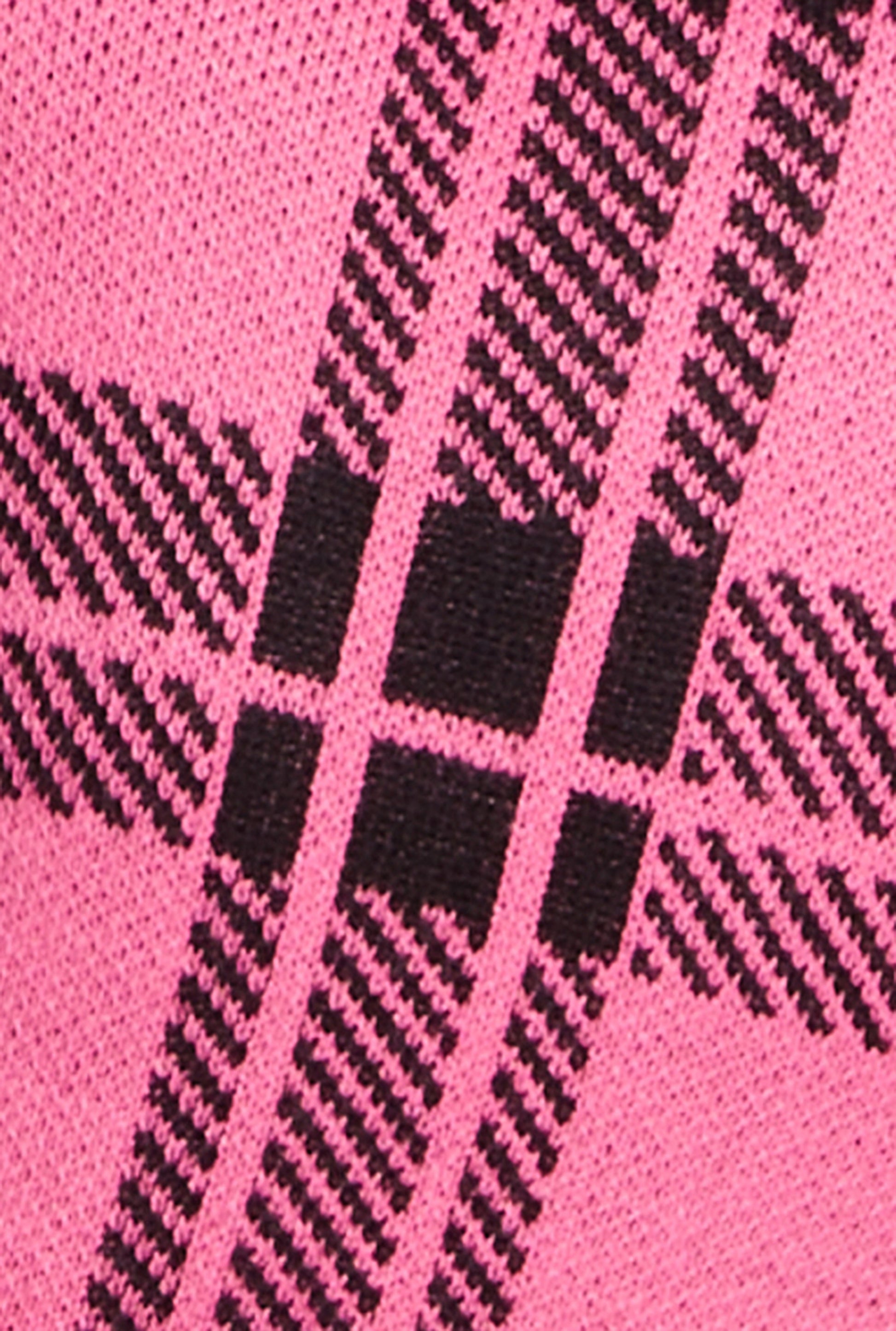 Plaid Ruffle Sleeve Sweater