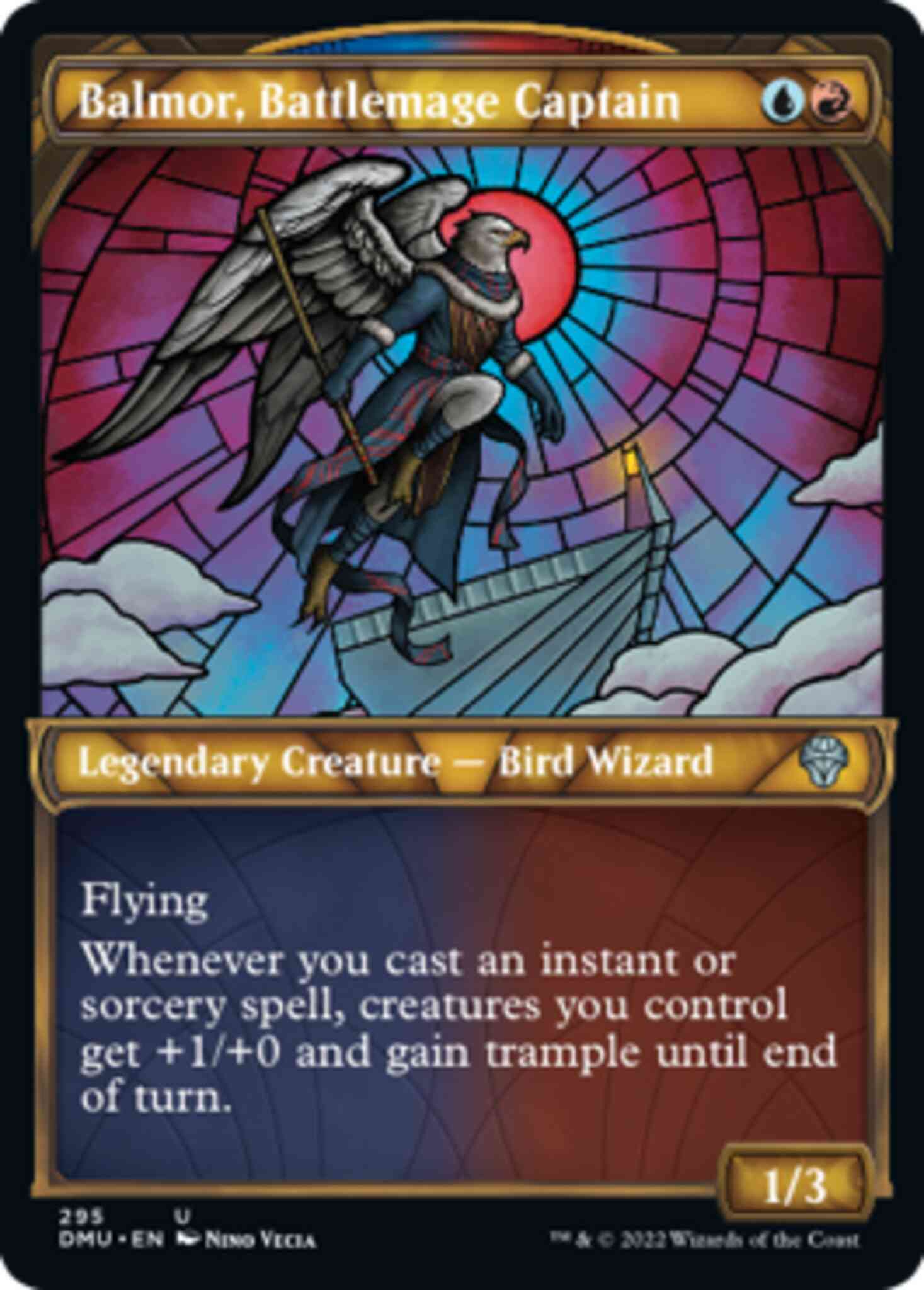 Balmor, Battlemage Captain [295] [Stained Glass Showcase] [Dominaria United] [Non-Foil]