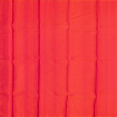 Aquamarine Handloom Kanchipuram Korvai Silk Saree With Contrast Border