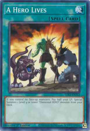A Hero Lives - LDS3-EN112 - Common - 1st Edition