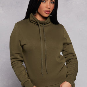 Funnel Neck Sweatshirt