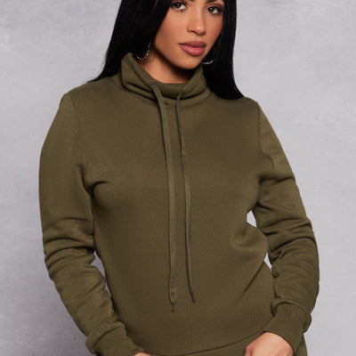 Funnel Neck Sweatshirt