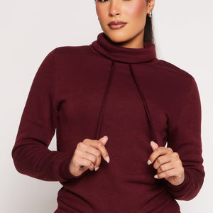 Funnel Neck Sweatshirt