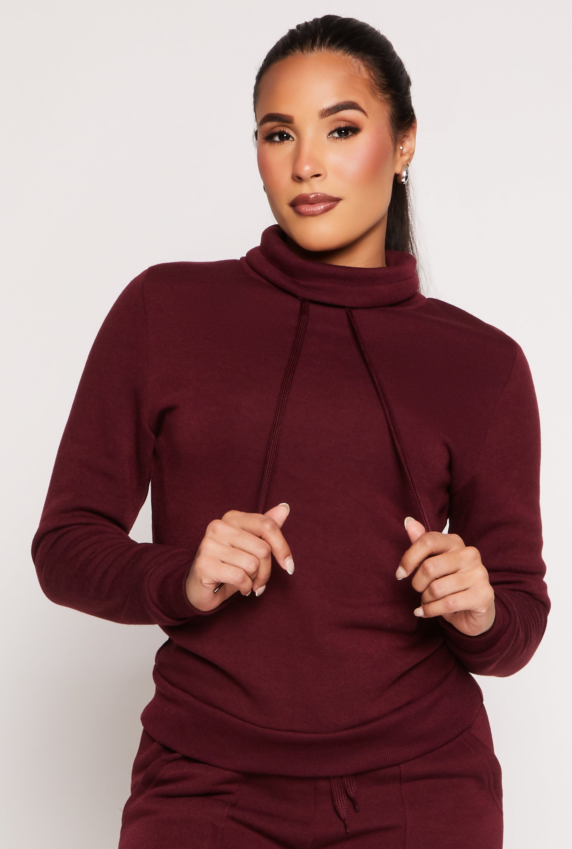 Funnel Neck Sweatshirt