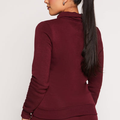 Funnel Neck Sweatshirt