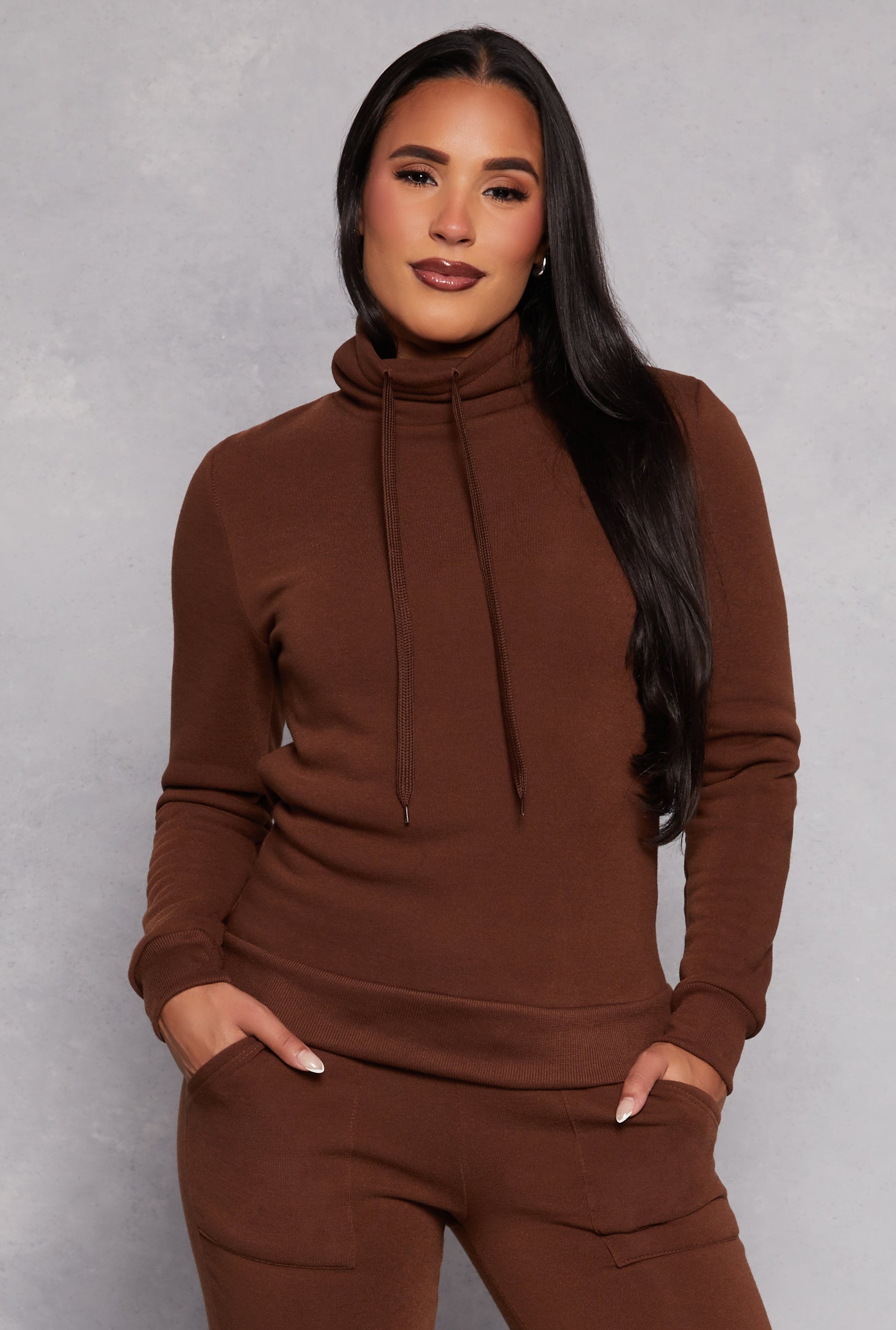Funnel Neck Sweatshirt