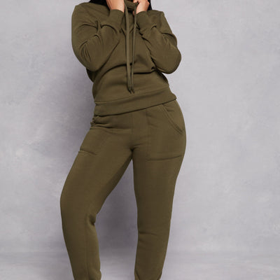 Pocket Drawstring Sweatpants