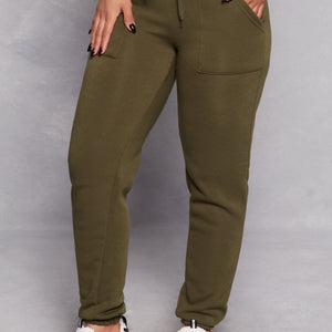 Pocket Drawstring Sweatpants