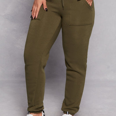 Pocket Drawstring Sweatpants