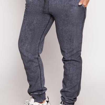 Fleece Acid Wash Drawstring Joggers