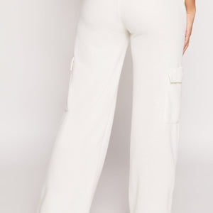 Drawstring Cargo Pocket Sweatpants