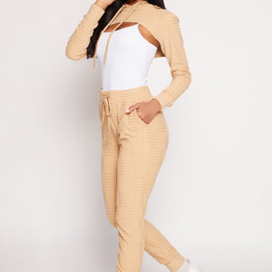 Geometric Embossed Joggers