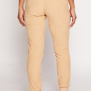Geometric Embossed Joggers