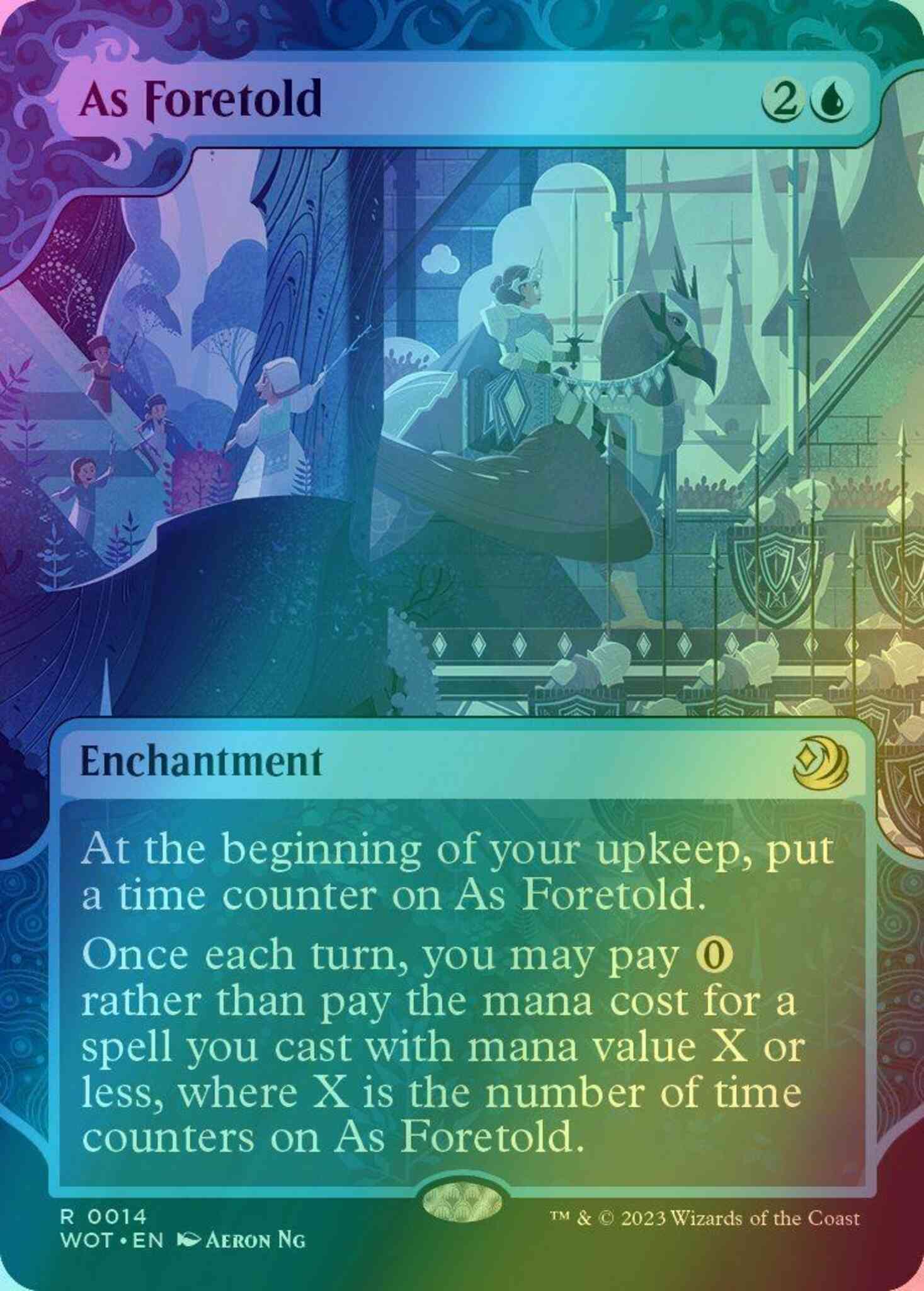 As Foretold [14] [Enchanting Tale Showcase] [Wilds of Eldraine: Enchanting Tales] [Foil]