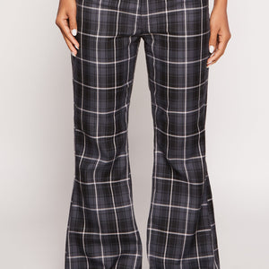 Almost Famous Plaid Flare Pants