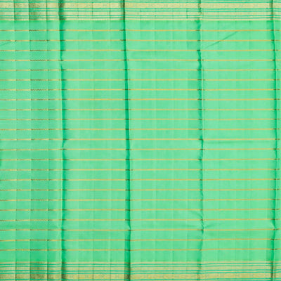 Dusty Pink Handloom Kanchipuram Korvai Silk Saree With Zari Stripes