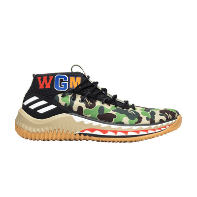 adidas Dame 4 A Bathing Ape Camo