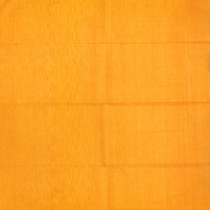 Green Handloom Kora Silk Cotton Saree With Floral Motifs