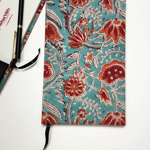 Hand Block-Print Handmade Woven Cotton Fabric Cover Diary