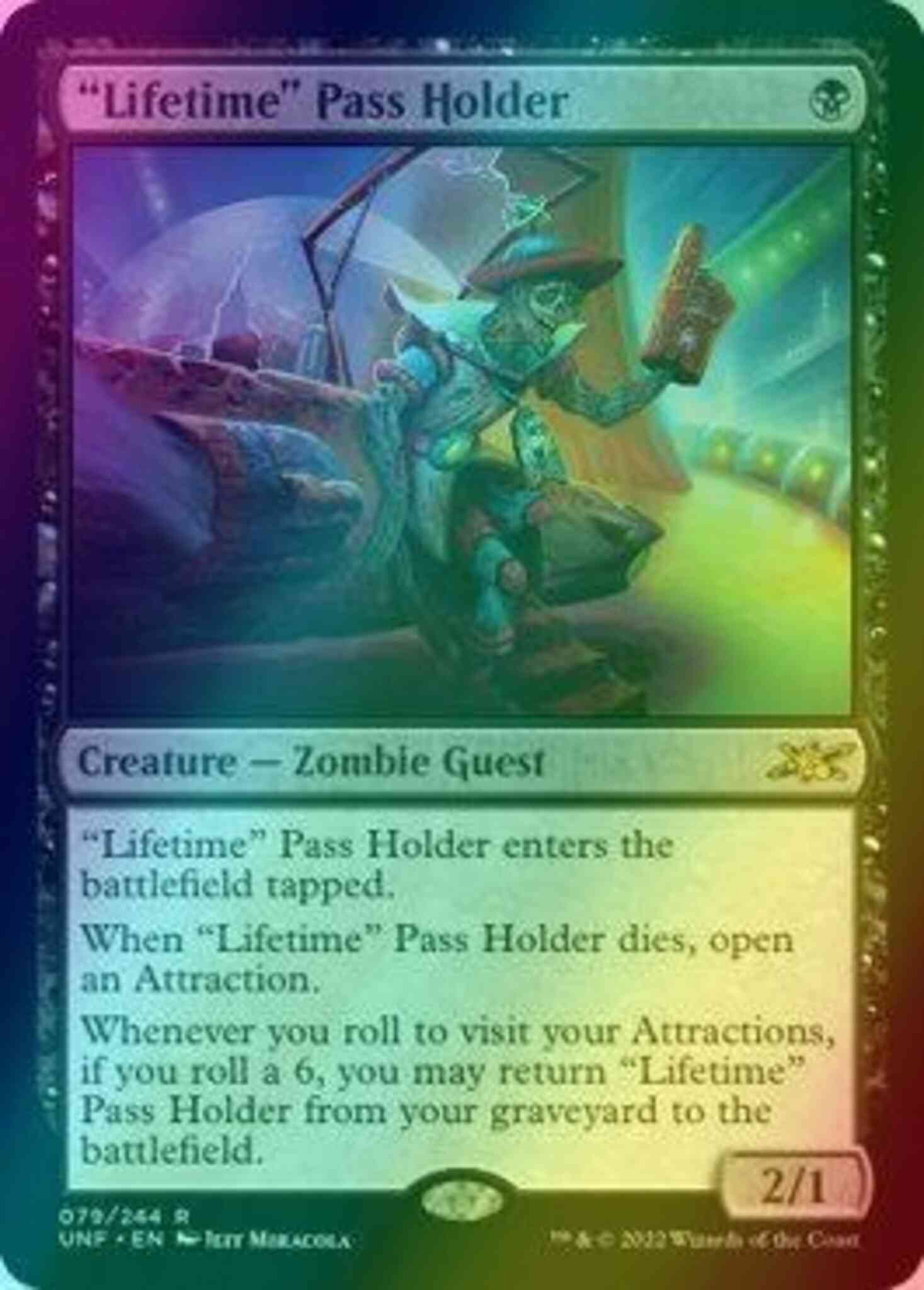 "Lifetime" Pass Holder [79] [Unfinity] [Foil]