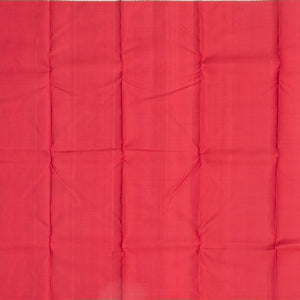 Crimson Handloom Kanchipuram Silk Saree With Checks
